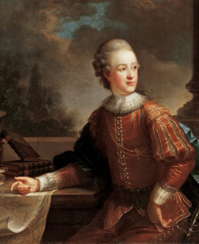 Portrait of the Future Prince Alois I of Liechtenstein by August Friedrich Oelenhainz
